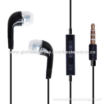 Plastic Earphones for iPhone/Smartphone/iPad/iPod/MP3/MP4 Players with Next Song Operating Function